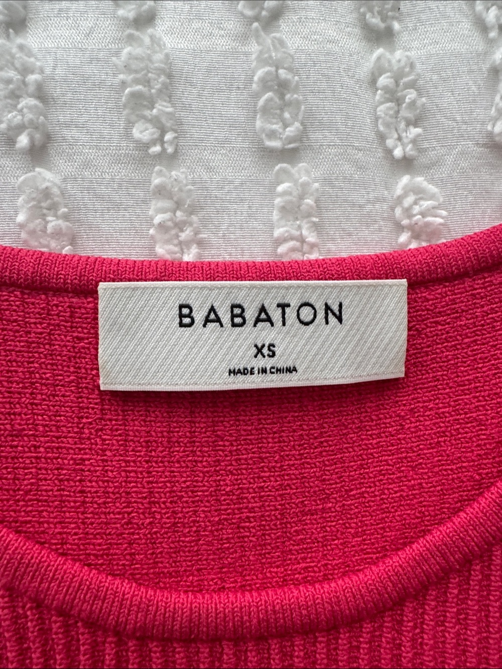 Babaton Ribbed Sleeveless Fitted Mini Dress in Raspberry - Picture 7 of 7